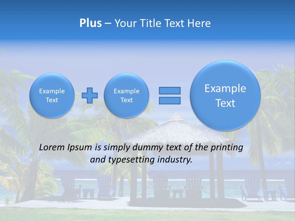 Escape Tourism Water PowerPoint Template