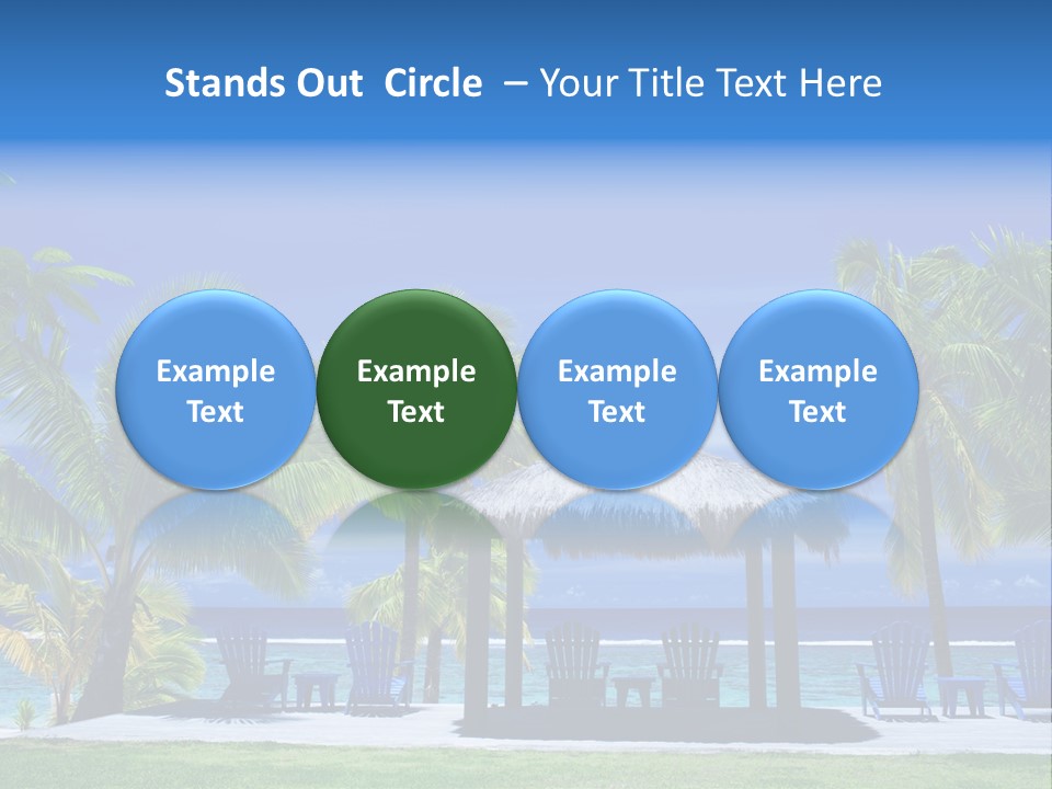 Escape Tourism Water PowerPoint Template