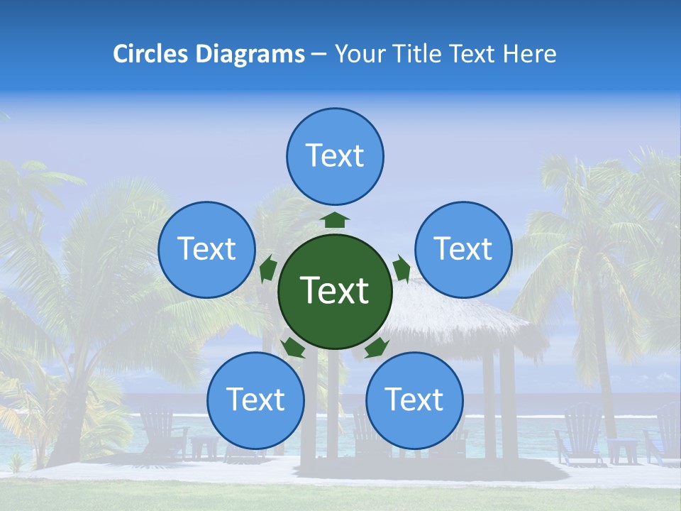 Escape Tourism Water PowerPoint Template