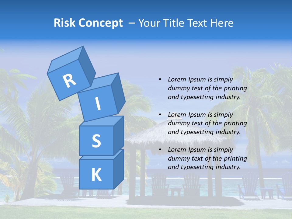 Escape Tourism Water PowerPoint Template