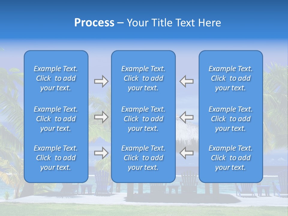Escape Tourism Water PowerPoint Template