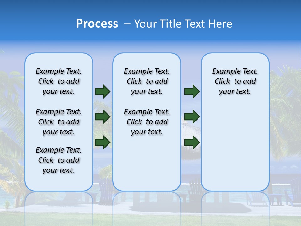 Escape Tourism Water PowerPoint Template