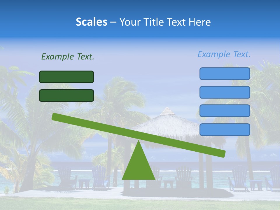 Escape Tourism Water PowerPoint Template