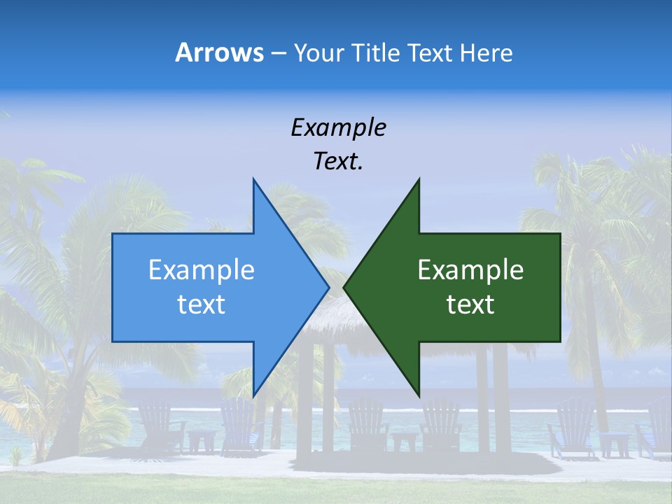 Escape Tourism Water PowerPoint Template