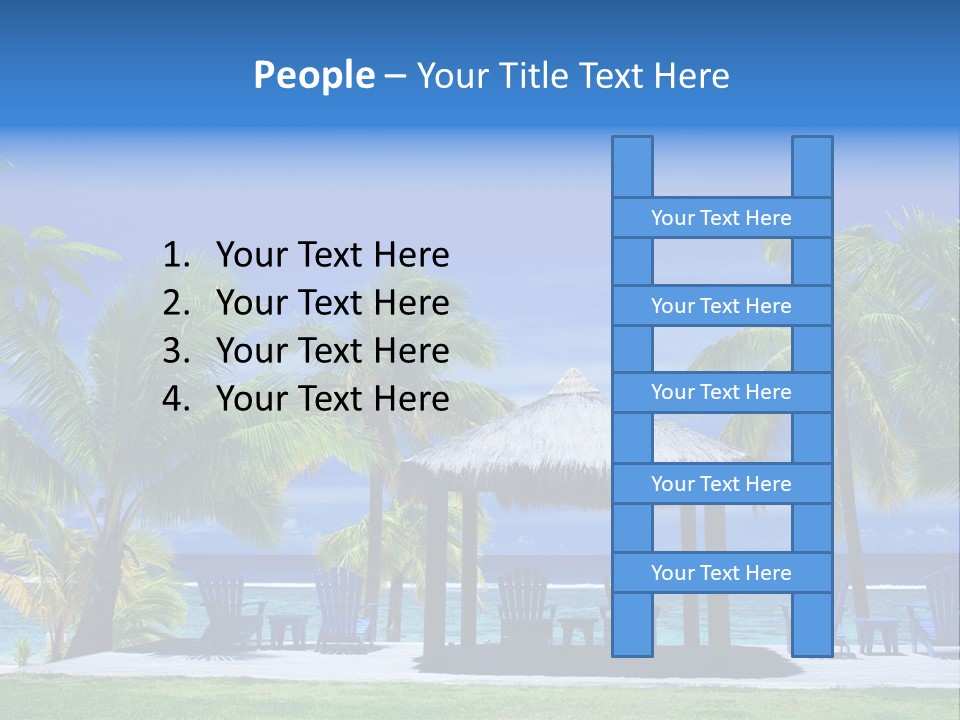 Escape Tourism Water PowerPoint Template