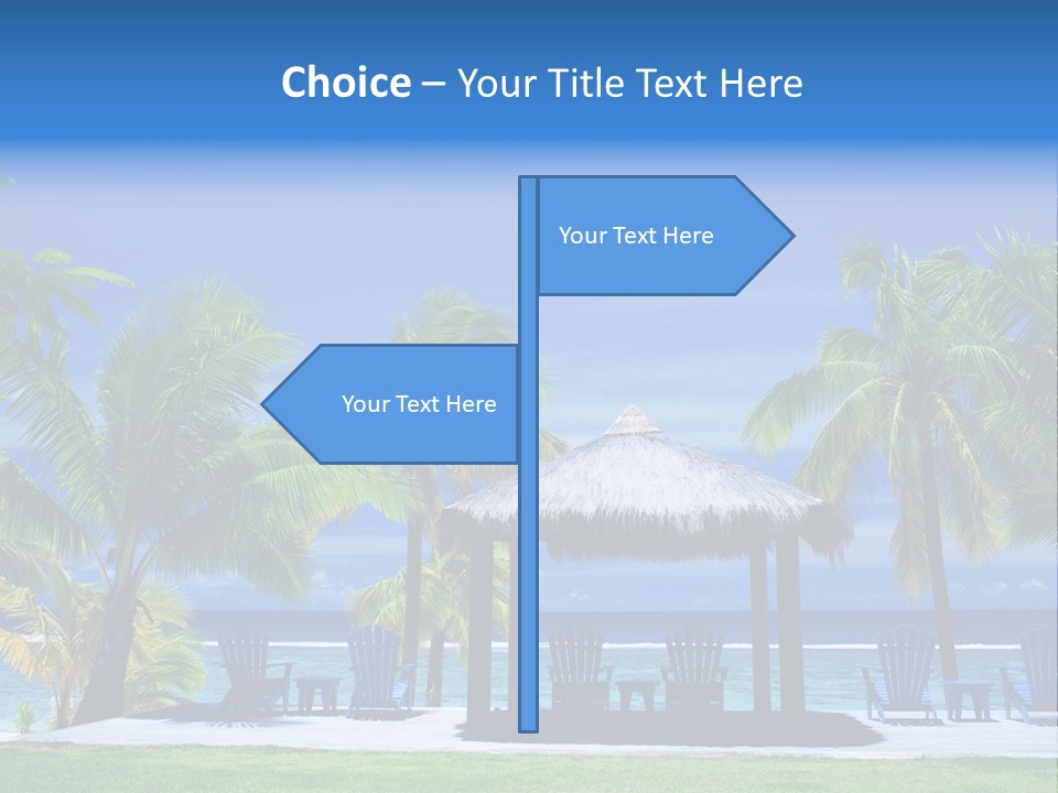 Escape Tourism Water PowerPoint Template