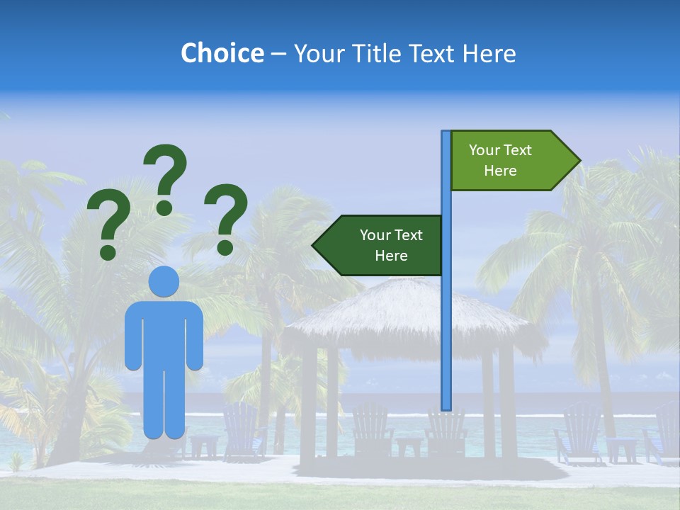 Escape Tourism Water PowerPoint Template