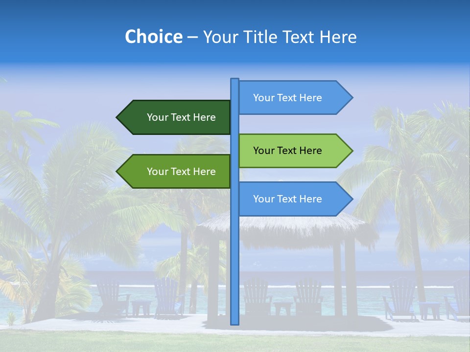 Escape Tourism Water PowerPoint Template
