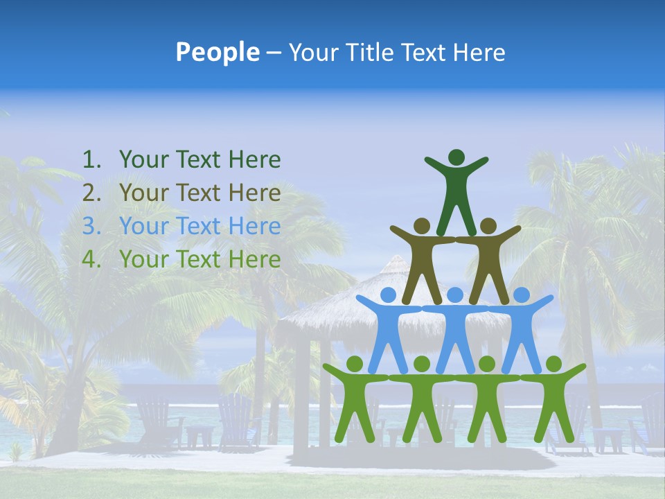 Escape Tourism Water PowerPoint Template