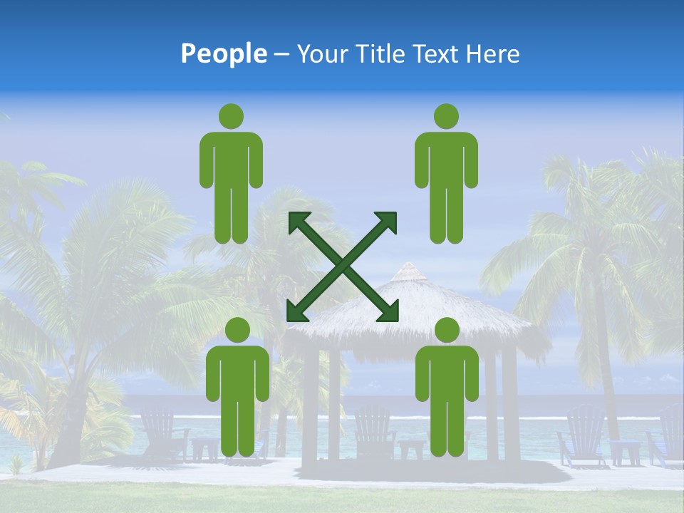 Escape Tourism Water PowerPoint Template