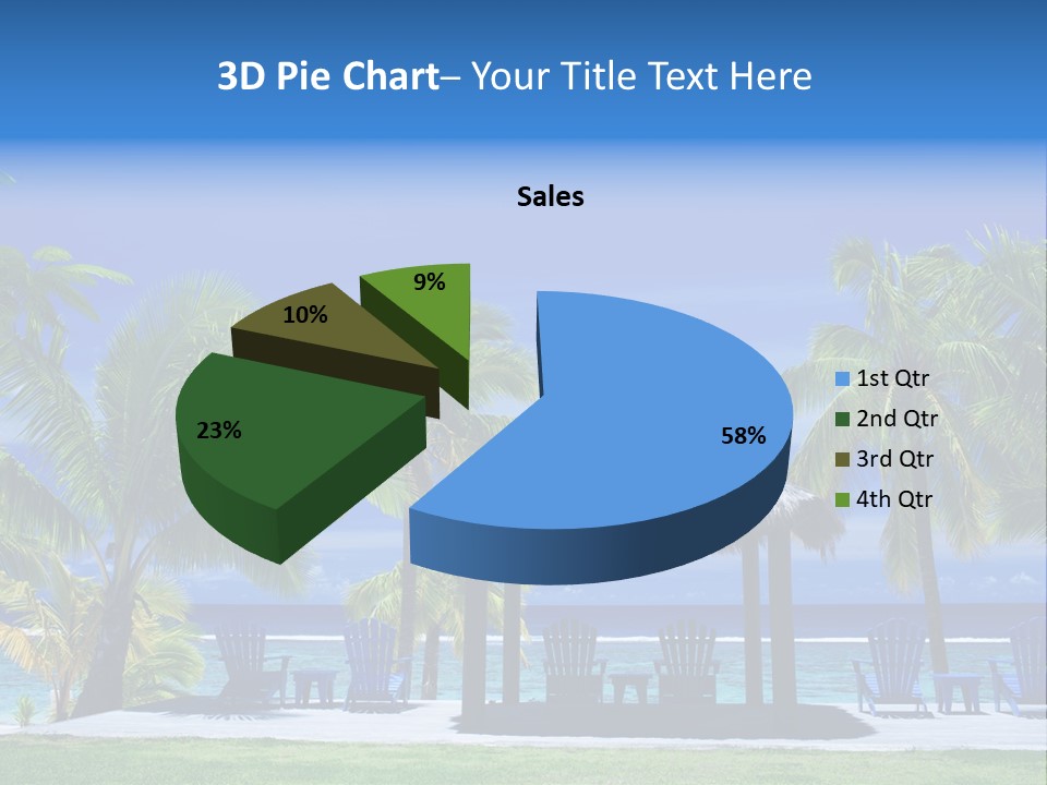 Escape Tourism Water PowerPoint Template