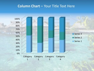 Blue Tree Swimming PowerPoint Template