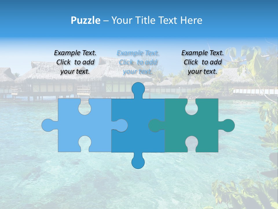 Vacations Relaxation Beach PowerPoint Template