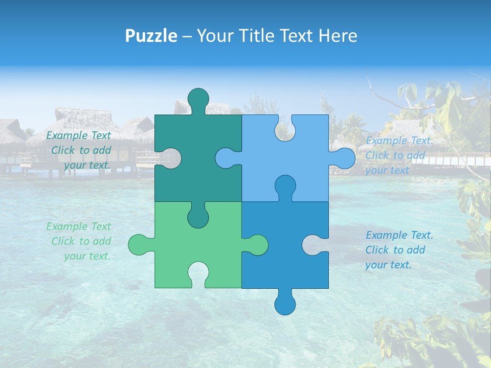 Vacations Relaxation Beach PowerPoint Template