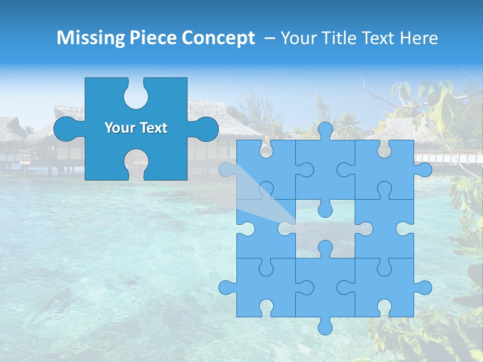 Vacations Relaxation Beach PowerPoint Template