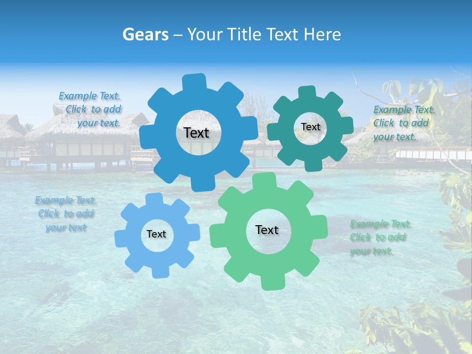 Vacations Relaxation Beach PowerPoint Template