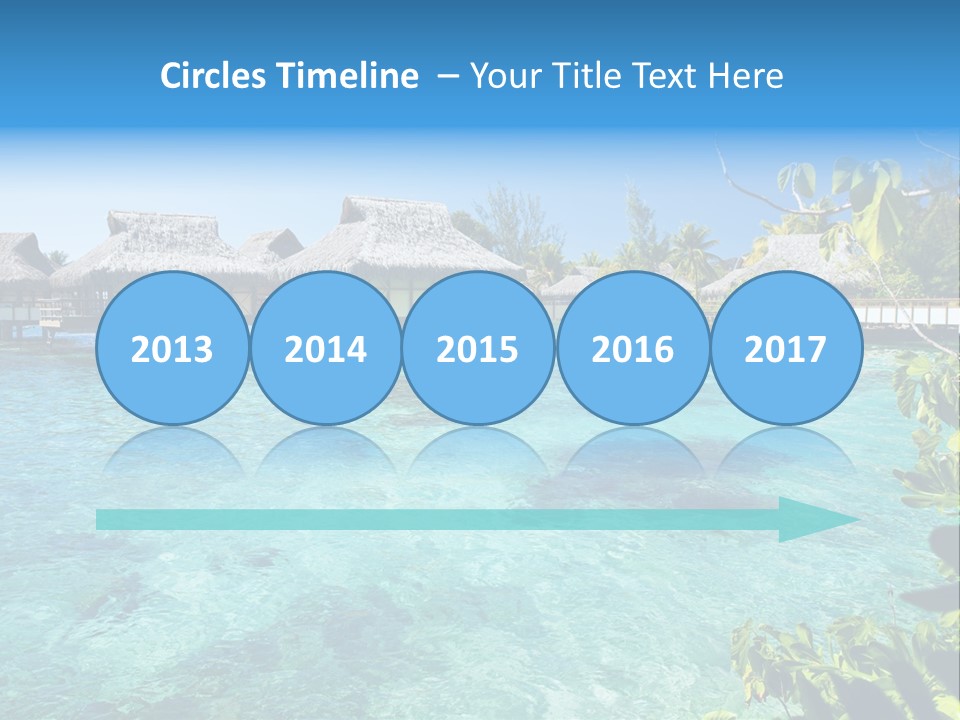 Vacations Relaxation Beach PowerPoint Template