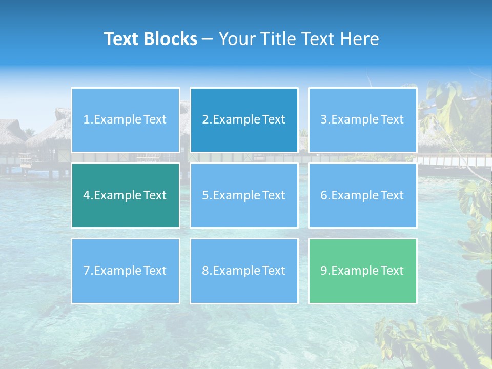 Vacations Relaxation Beach PowerPoint Template