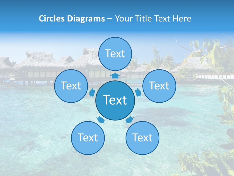 Vacations Relaxation Beach PowerPoint Template