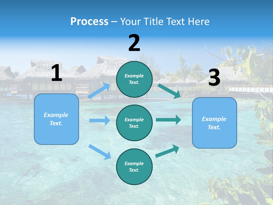 Vacations Relaxation Beach PowerPoint Template