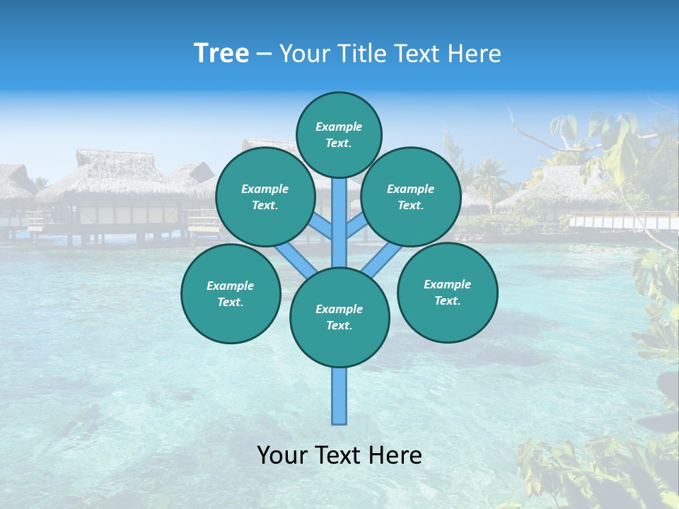 Vacations Relaxation Beach PowerPoint Template