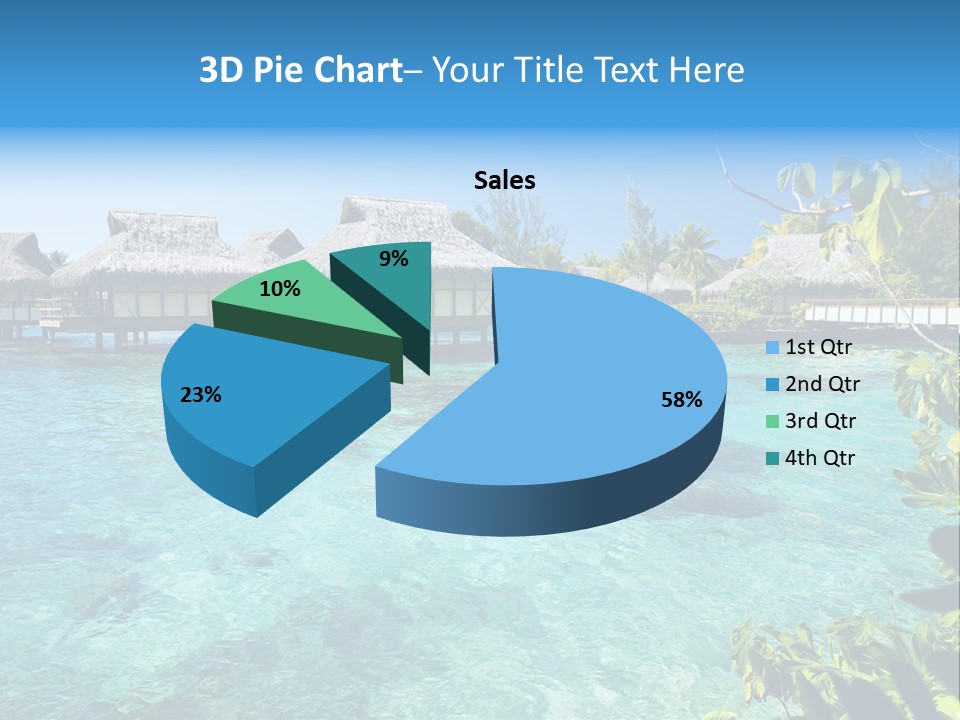 Vacations Relaxation Beach PowerPoint Template