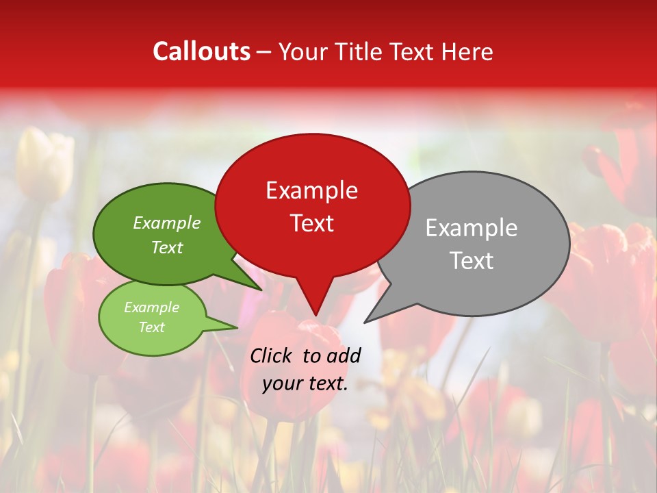 Field Blur Celebration PowerPoint Template