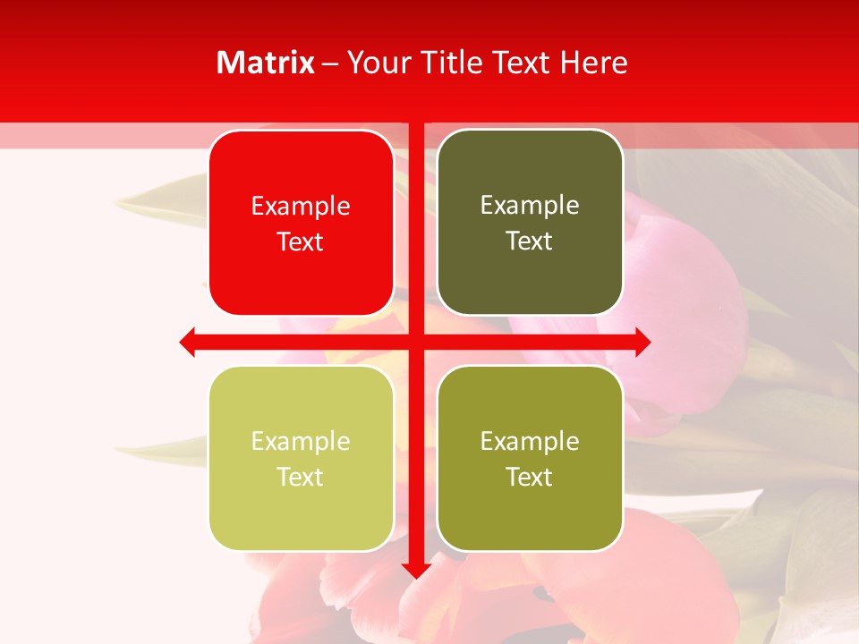 Garden Romance Objects PowerPoint Template