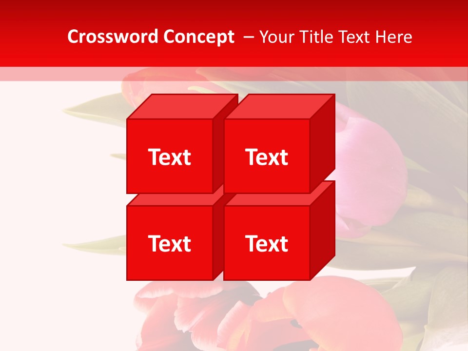 Garden Romance Objects PowerPoint Template