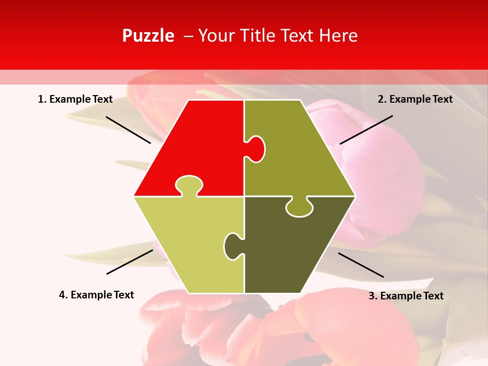 Garden Romance Objects PowerPoint Template