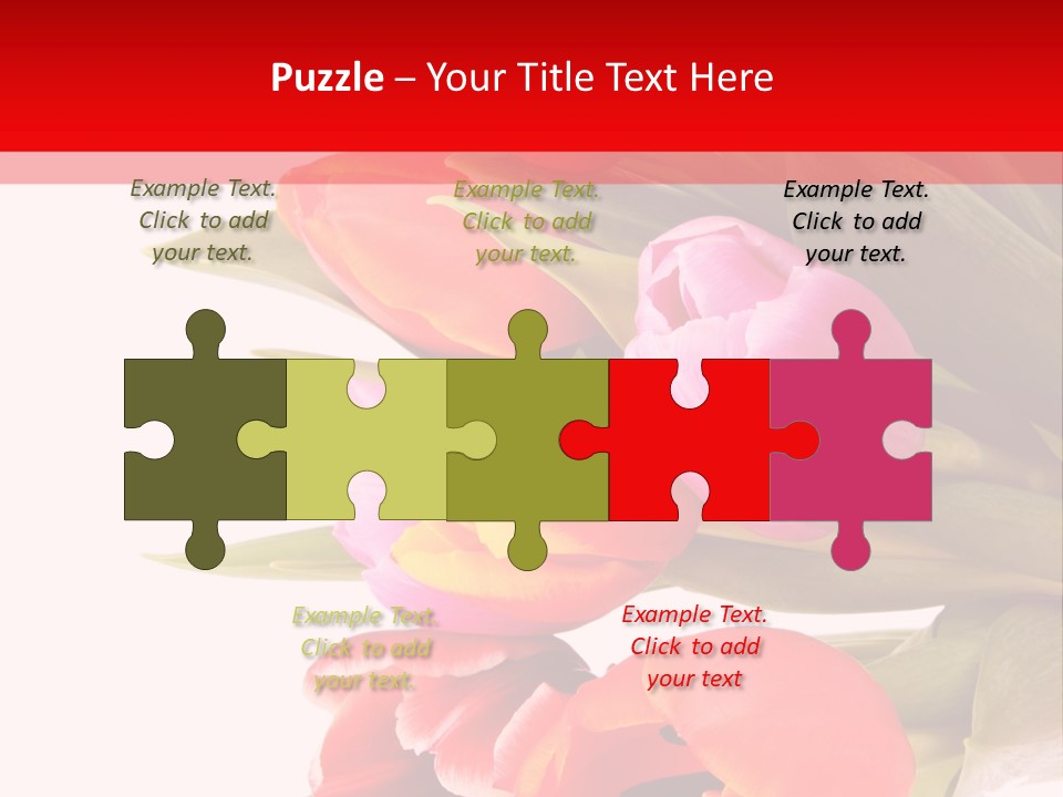 Garden Romance Objects PowerPoint Template