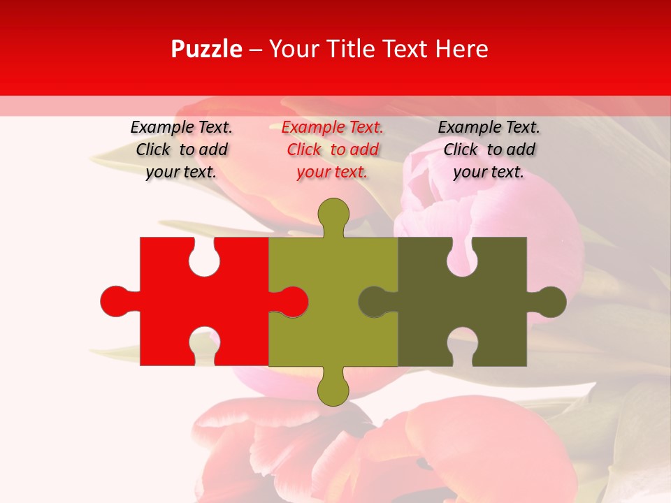 Garden Romance Objects PowerPoint Template