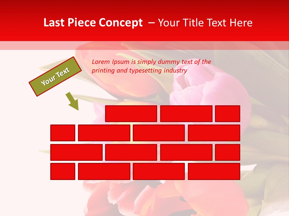 Garden Romance Objects PowerPoint Template