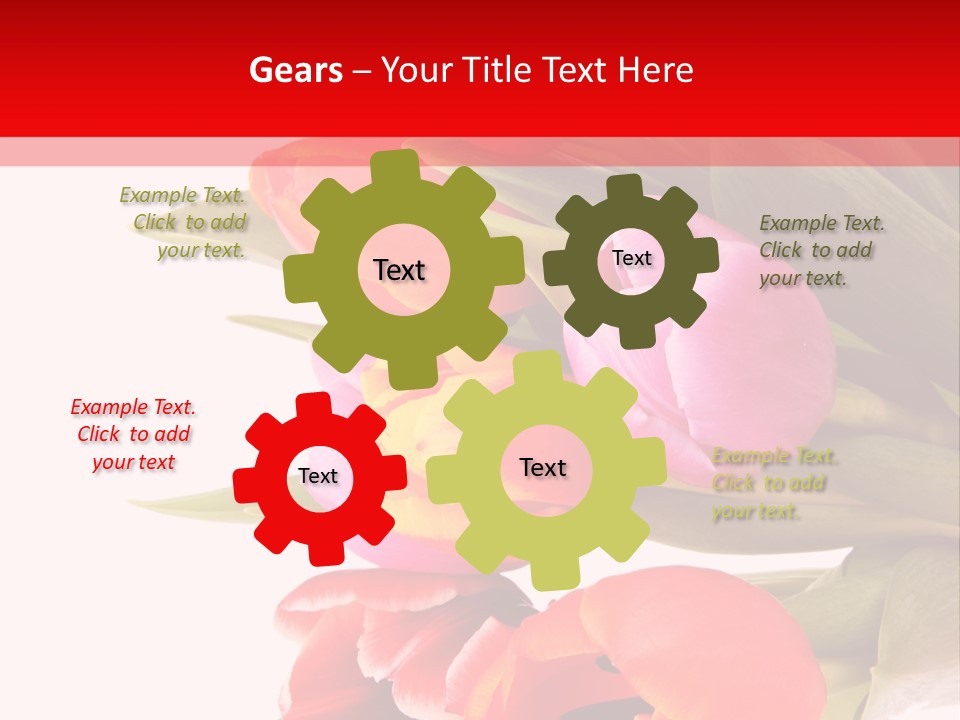 Garden Romance Objects PowerPoint Template