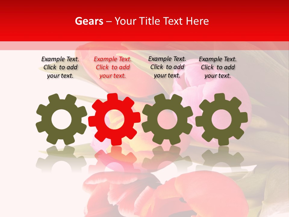 Garden Romance Objects PowerPoint Template