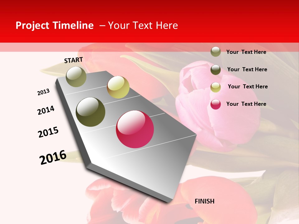 Garden Romance Objects PowerPoint Template