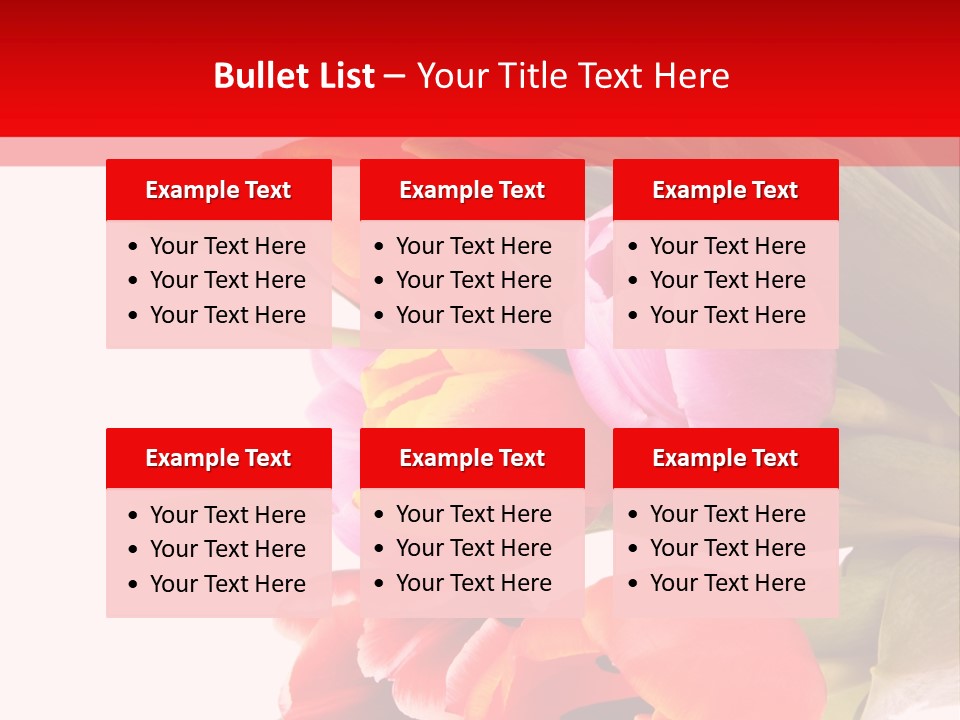 Garden Romance Objects PowerPoint Template