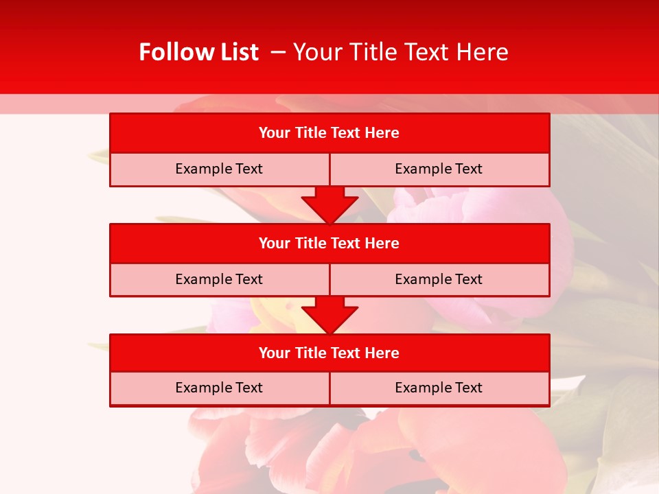 Garden Romance Objects PowerPoint Template
