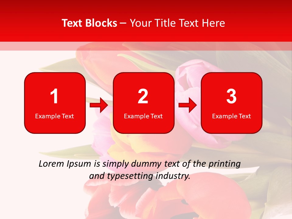 Garden Romance Objects PowerPoint Template