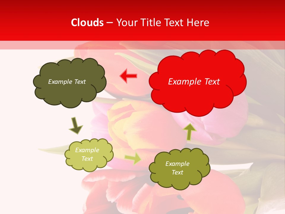 Garden Romance Objects PowerPoint Template