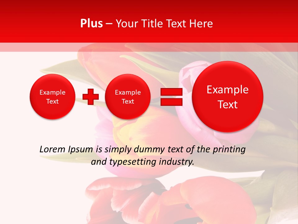 Garden Romance Objects PowerPoint Template