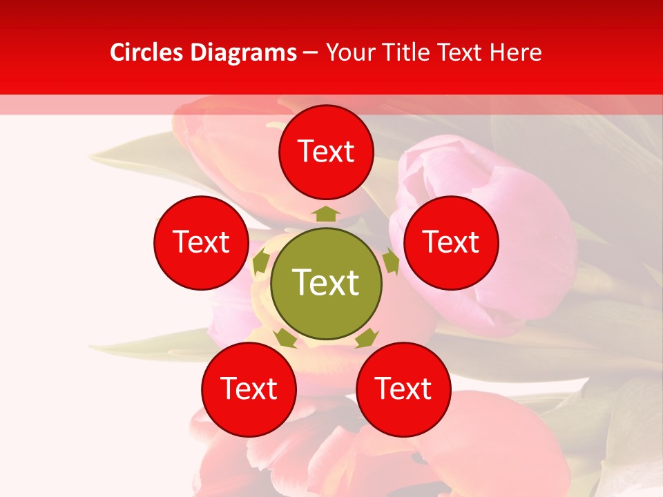 Garden Romance Objects PowerPoint Template