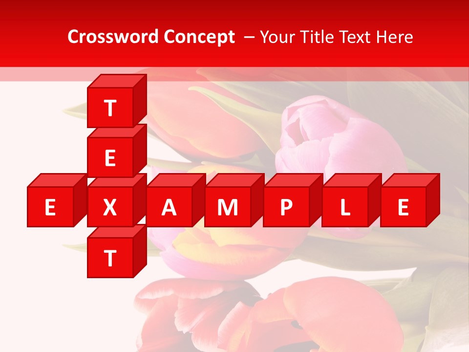 Garden Romance Objects PowerPoint Template