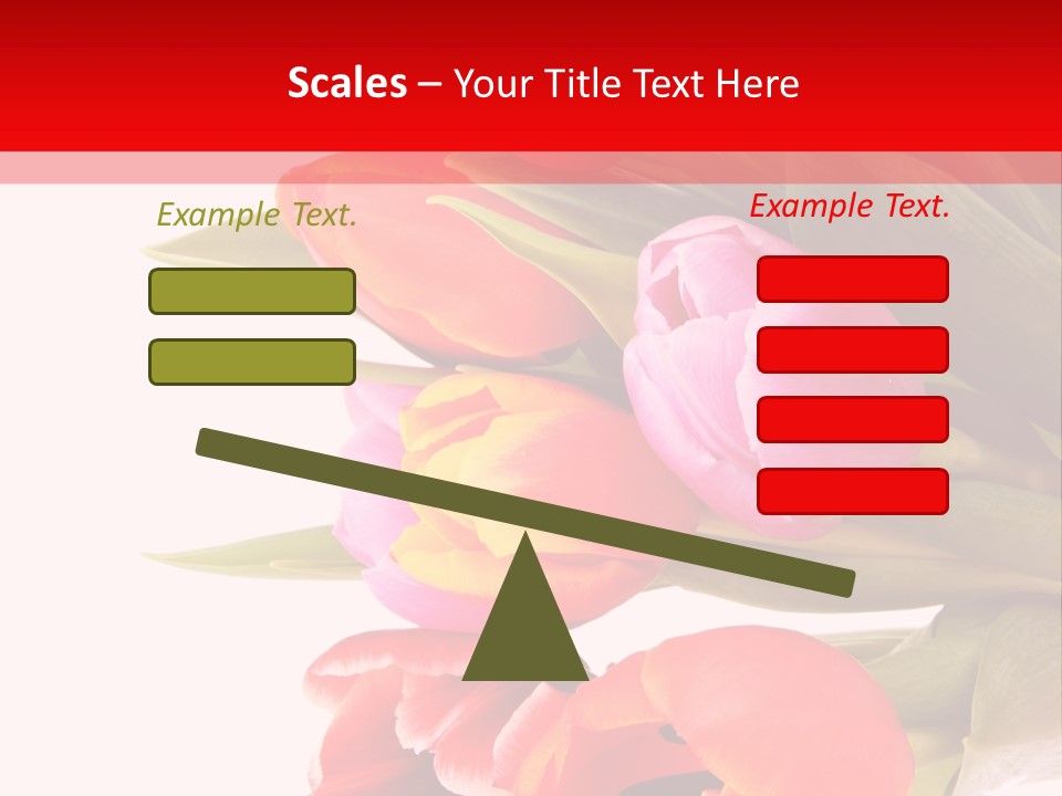 Garden Romance Objects PowerPoint Template
