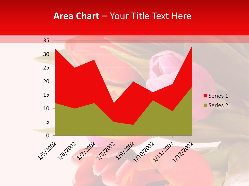 Garden Romance Objects PowerPoint Template