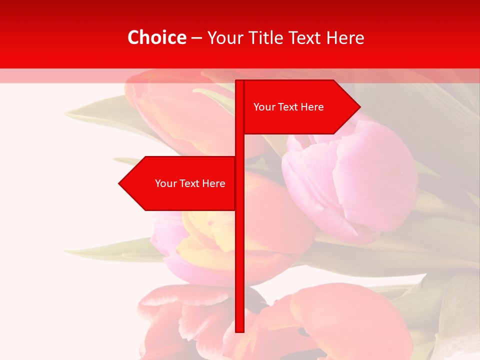 Garden Romance Objects PowerPoint Template