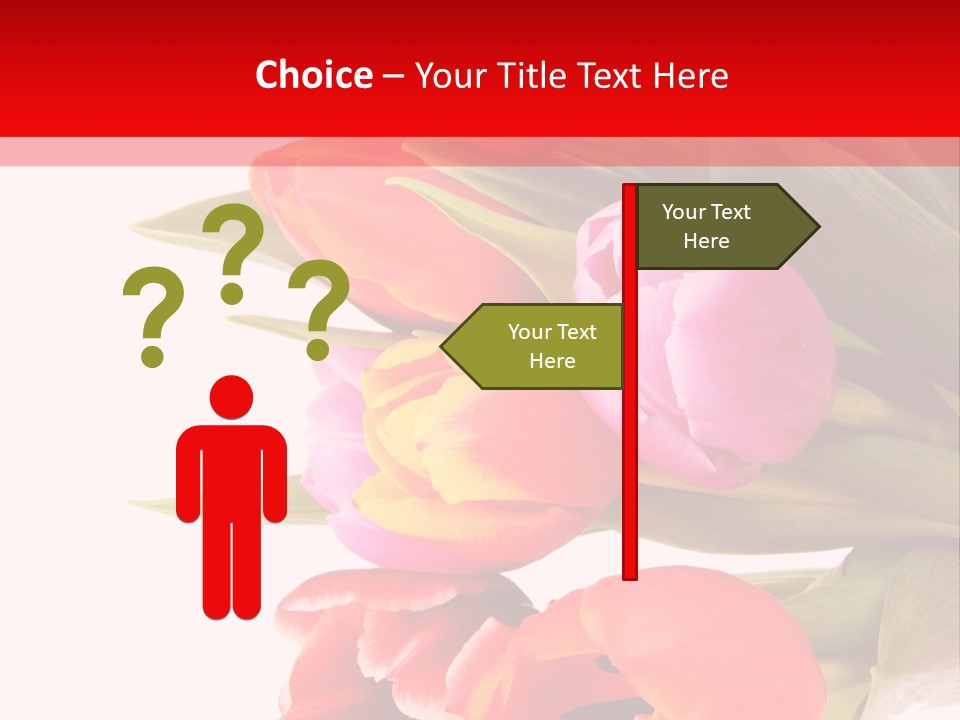 Garden Romance Objects PowerPoint Template