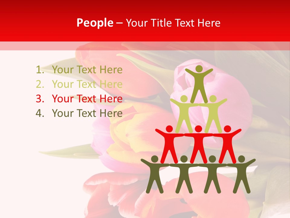 Garden Romance Objects PowerPoint Template