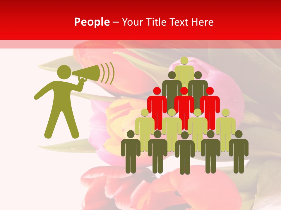 Garden Romance Objects PowerPoint Template