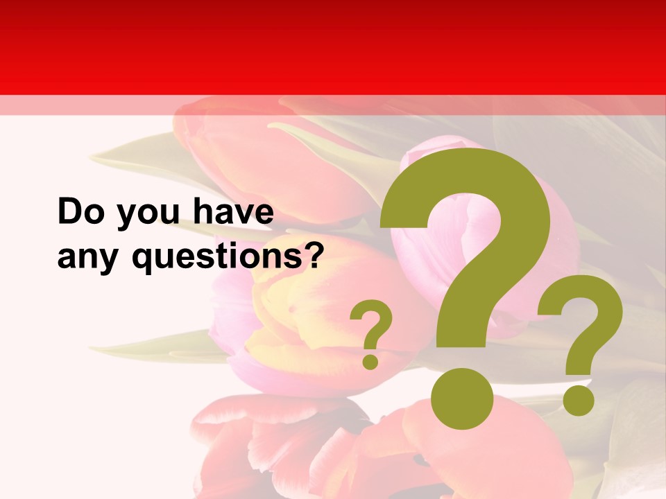 Garden Romance Objects PowerPoint Template